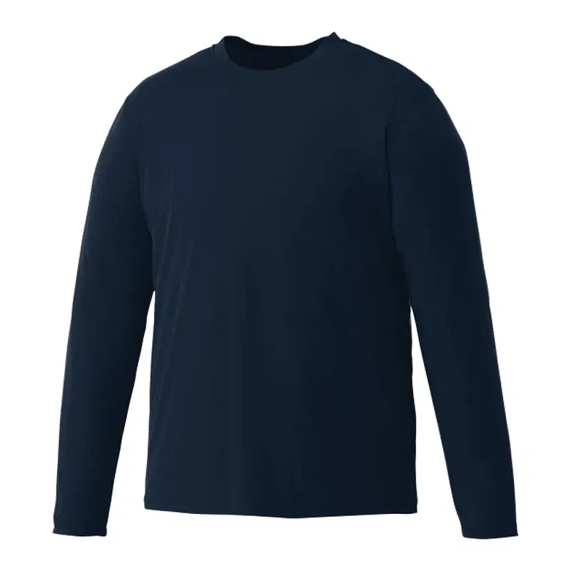 Custom Branded Men's Long Sleeve Performance Tech Tee - PARIMA — view 18