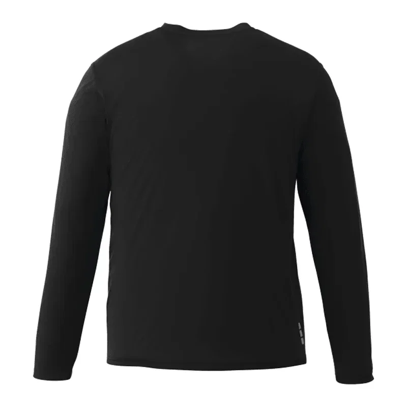 Custom Branded Men's Long Sleeve Performance Tech Tee - PARIMA — view 34