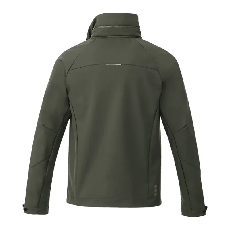 Branded Peyto Waterproof Softshell Jacket with Roll-Away Hood for Men — view 10