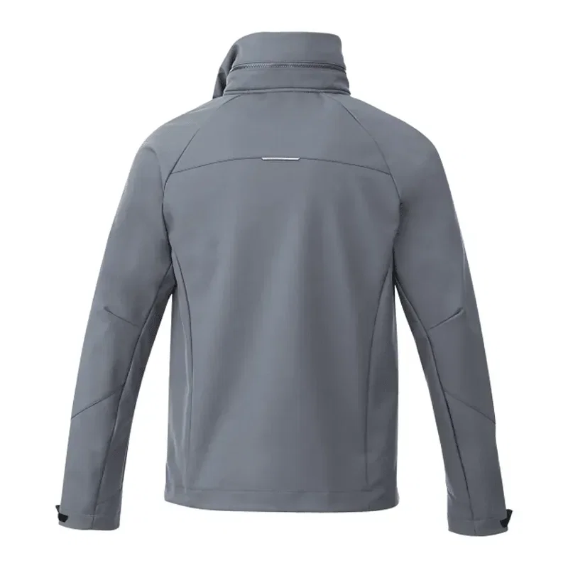 Branded Peyto Waterproof Softshell Jacket with Roll-Away Hood for Men — view 14