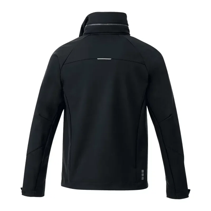 Branded Peyto Waterproof Softshell Jacket with Roll-Away Hood for Men — view 18