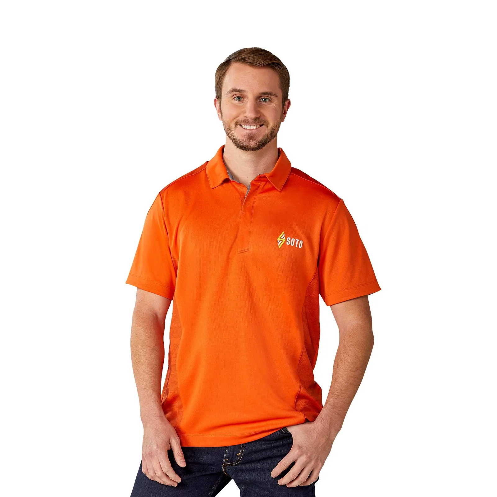 Personalized Men's PIEDMONT Short Sleeve Performance Polo — view 21