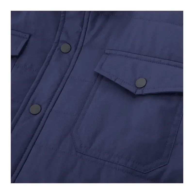 Custom Men's Eco Insulated Lightweight Shacket - PORTER Brand — view 13