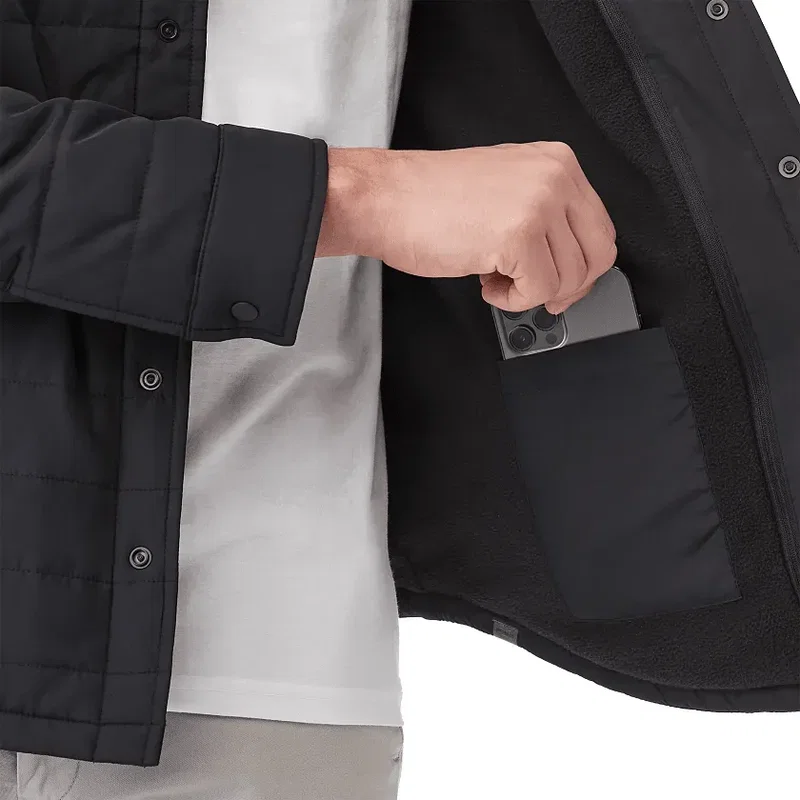 Custom Men's Eco Insulated Lightweight Shacket - PORTER Brand — view 3