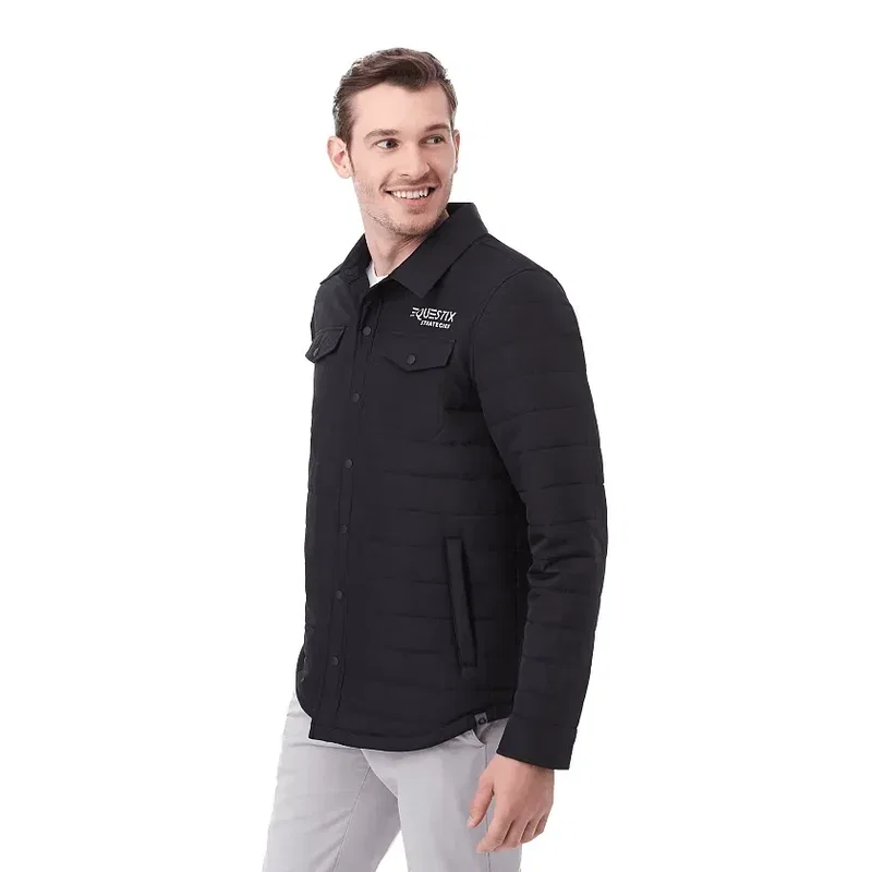 Custom Men's Eco Insulated Lightweight Shacket - PORTER Brand — view 7