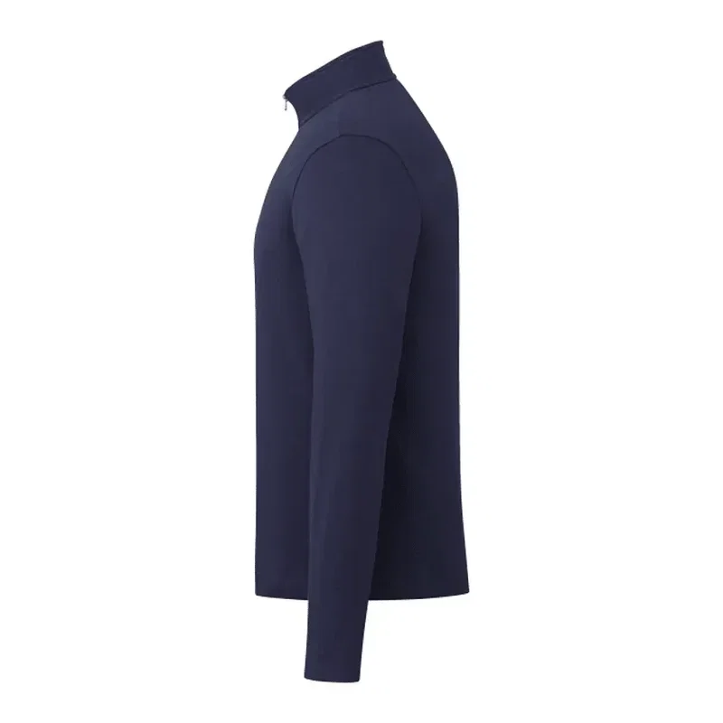 Personalized Men's Eco Knit Quarter Zip Sweater — view 12