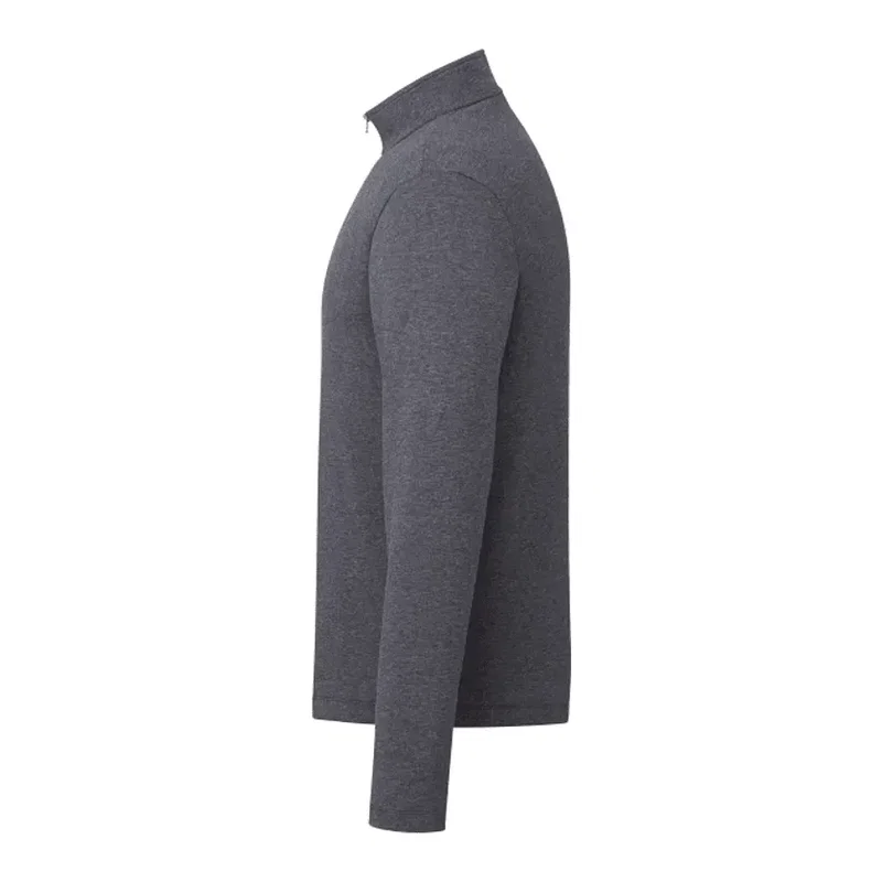 Personalized Men's Eco Knit Quarter Zip Sweater — view 16