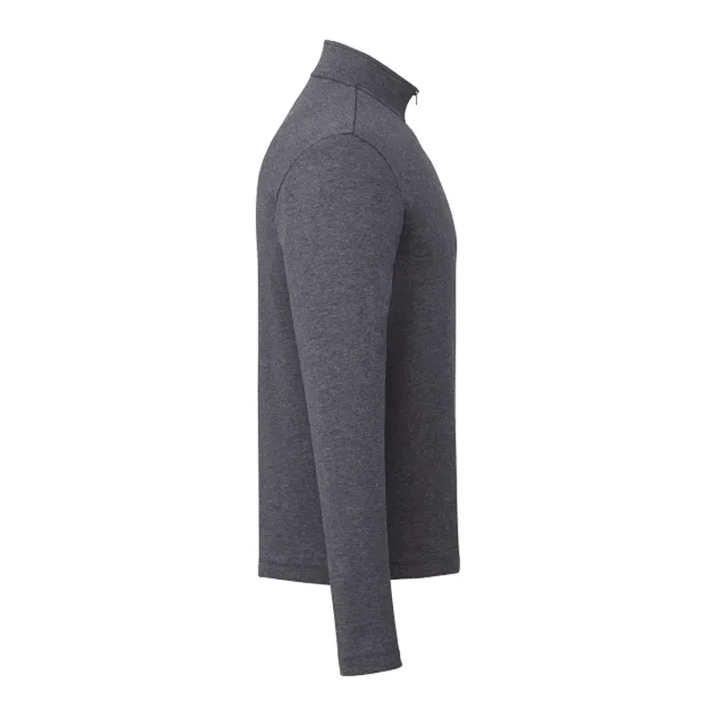 Personalized Men's Eco Knit Quarter Zip Sweater — view 17