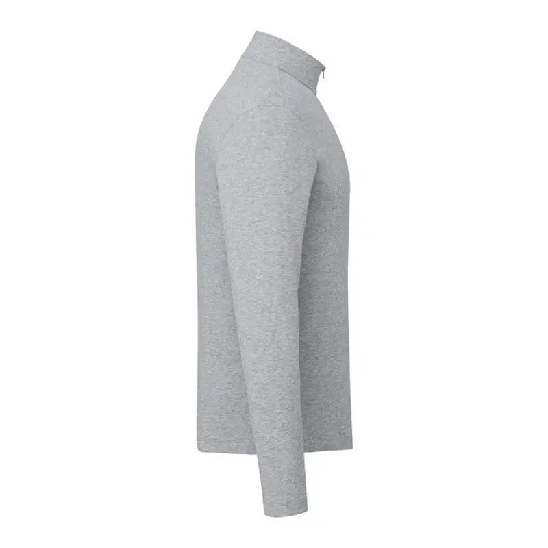 Personalized Men's Eco Knit Quarter Zip Sweater — view 6