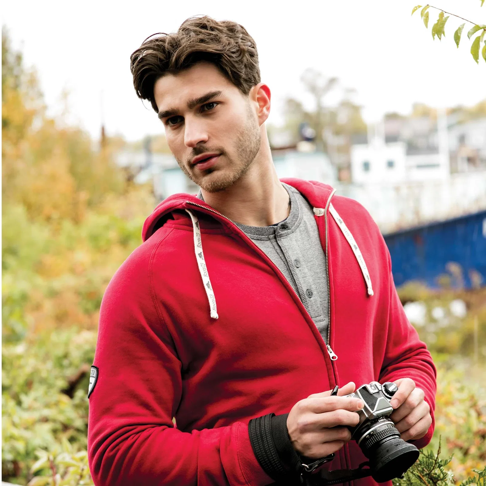 Custom Branded Men's Riverside Full Zip Fleece Hoodie — view 14