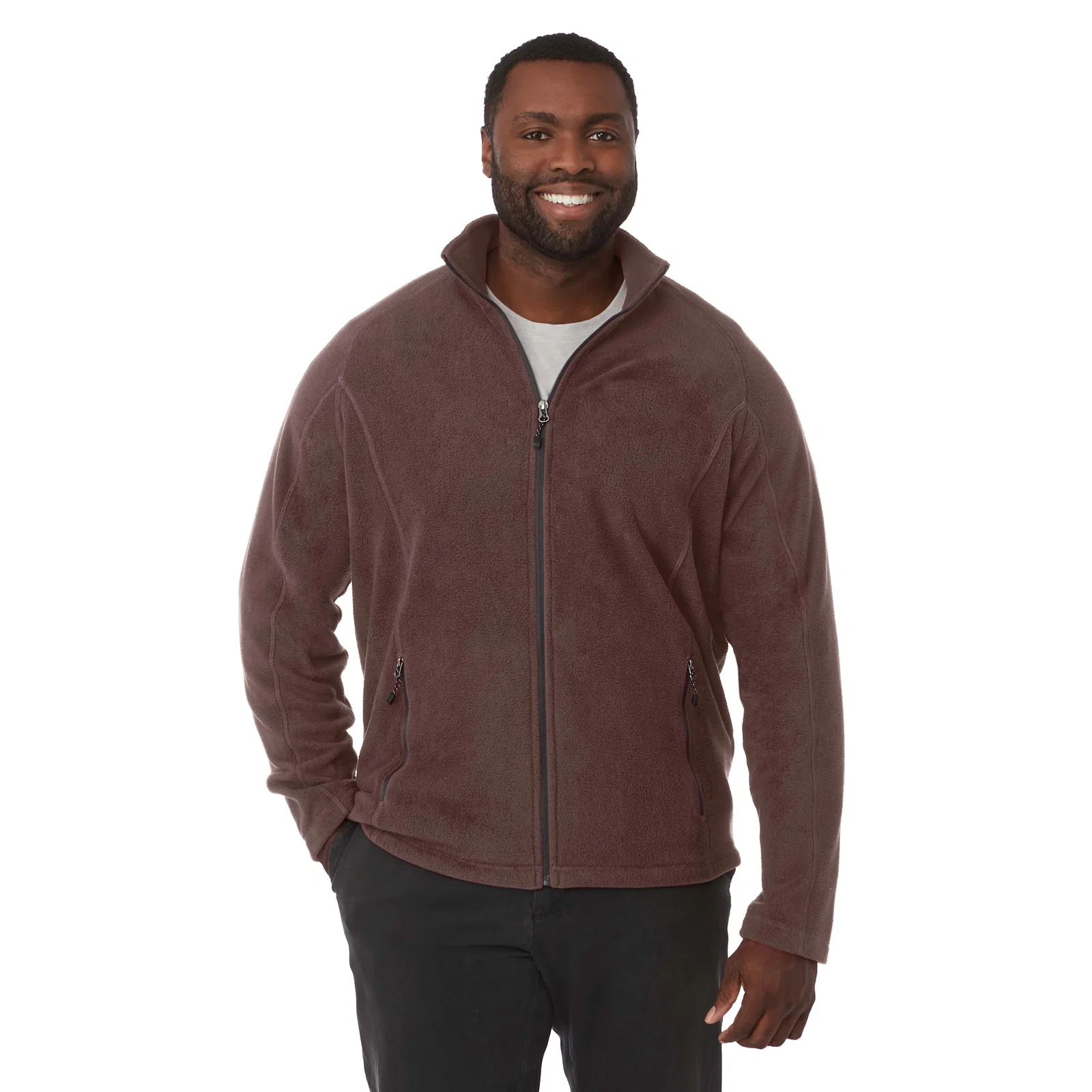 Branded Rixford Full Zip Microfleece Jacket - Men's Tall — view 29