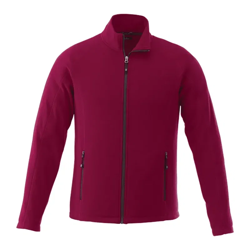 Branded Rixford Full Zip Microfleece Jacket - Men's Tall — view 3