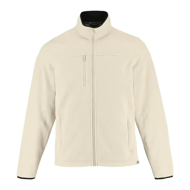 Custom Roots73 Westville Men's Eco Microfleece Full Zip Jacket — view 3
