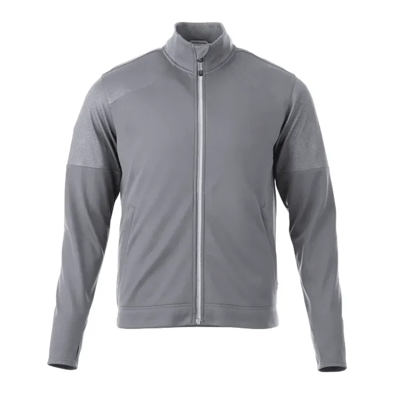 Custom Senger Knit Full Zip Performance Jacket with Thumb Holes — view 14