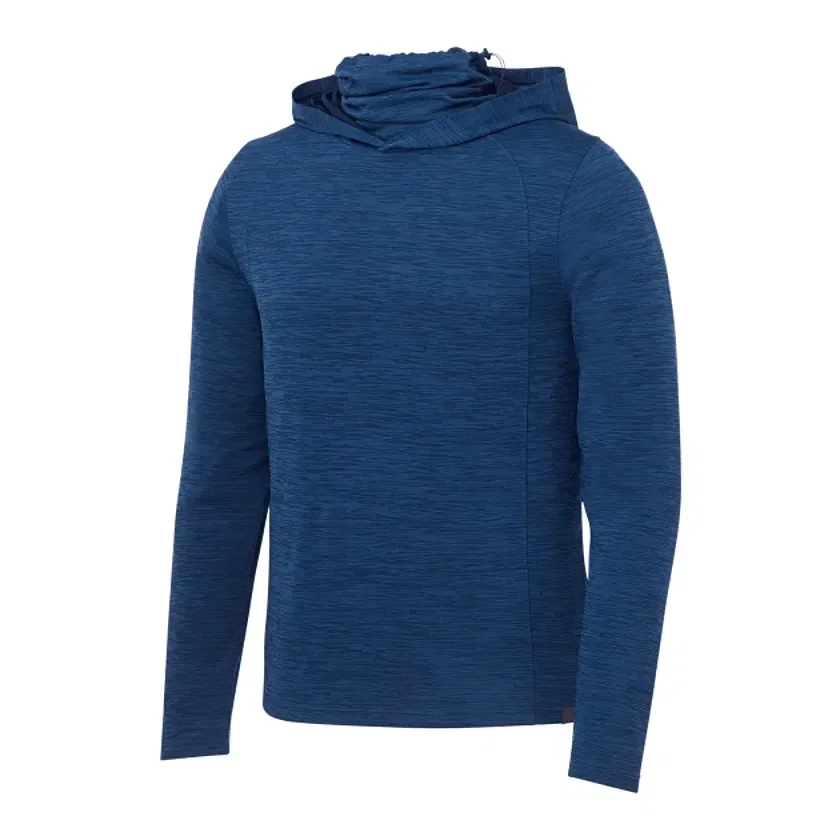 Custom Eco Performance Lightweight Hoodie with Neck Gaiter - Men's SIRA — view 2
