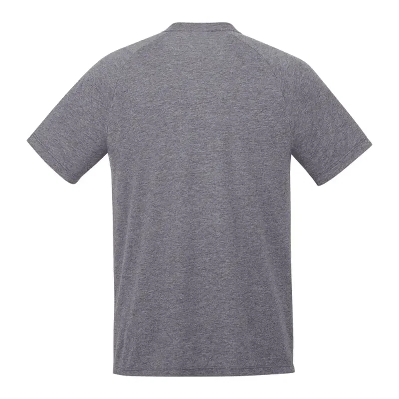 Branded Eco-Friendly Men's Short Sleeve Henley - SOMOTO — view 10