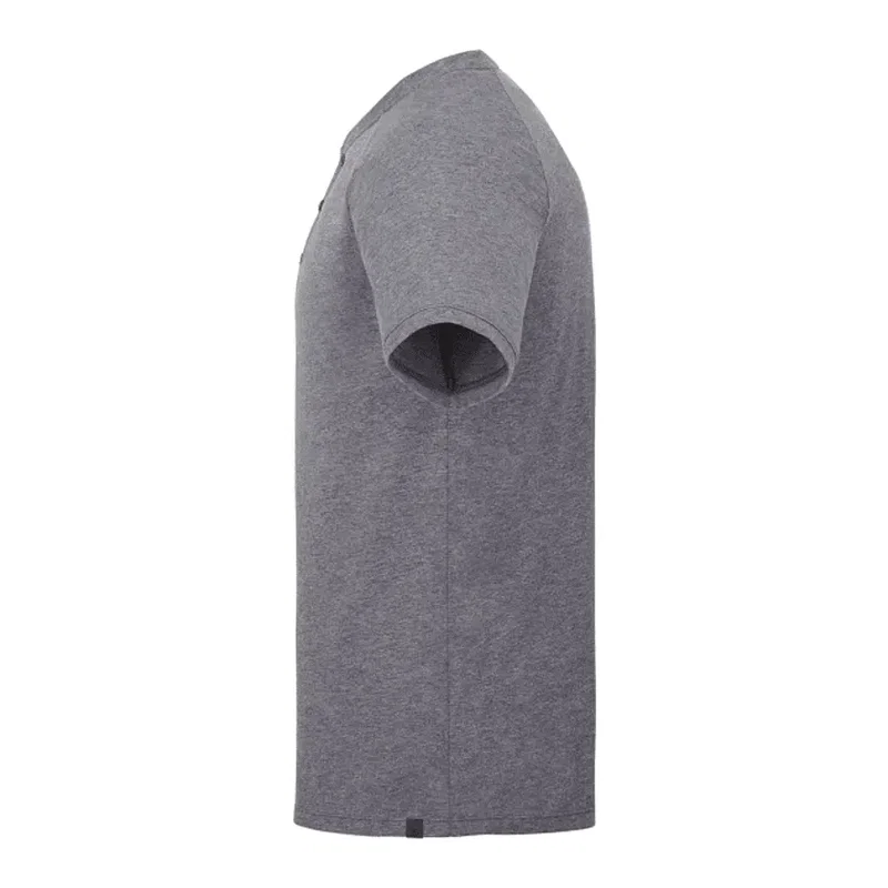 Branded Eco-Friendly Men's Short Sleeve Henley - SOMOTO — view 13