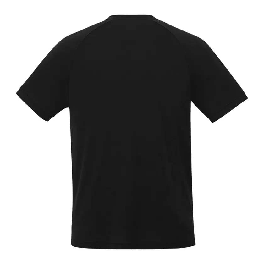 Branded Eco-Friendly Men's Short Sleeve Henley - SOMOTO — view 2