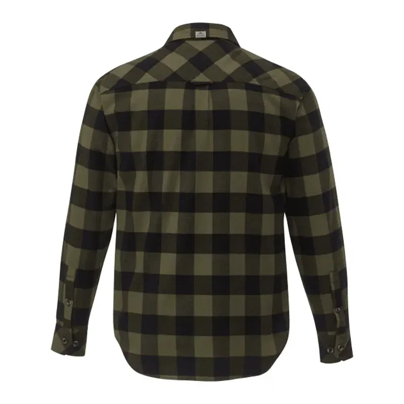 Custom Branded Roots73 Men's Long Sleeve Flannel Shirt — view 12
