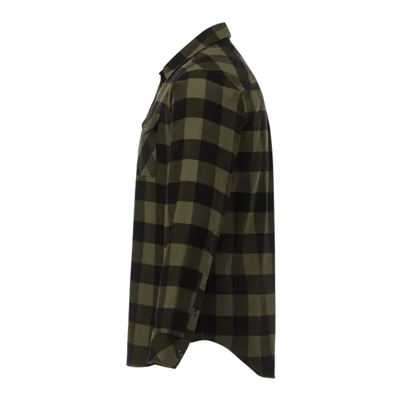 Custom Branded Roots73 Men's Long Sleeve Flannel Shirt — view 13