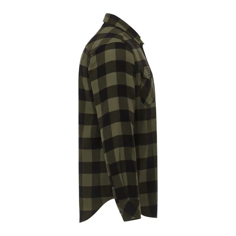 Custom Branded Roots73 Men's Long Sleeve Flannel Shirt — view 14