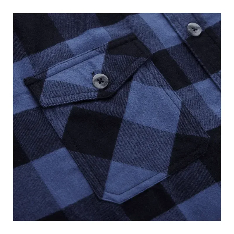 Custom Branded Roots73 Men's Long Sleeve Flannel Shirt — view 4