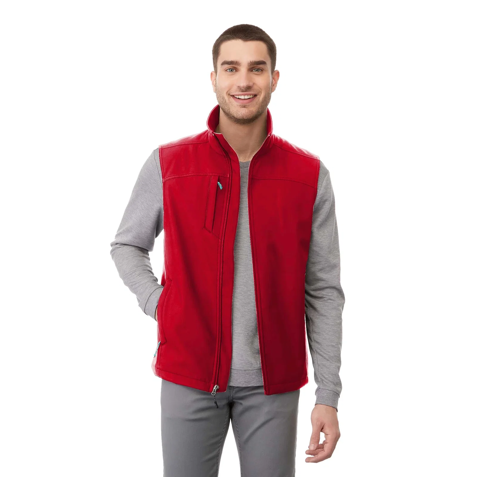 Customizable STINSON Softshell Men's Vest — view 12
