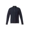 Stratton Knit Quarter Zip for Men in Navy Heather