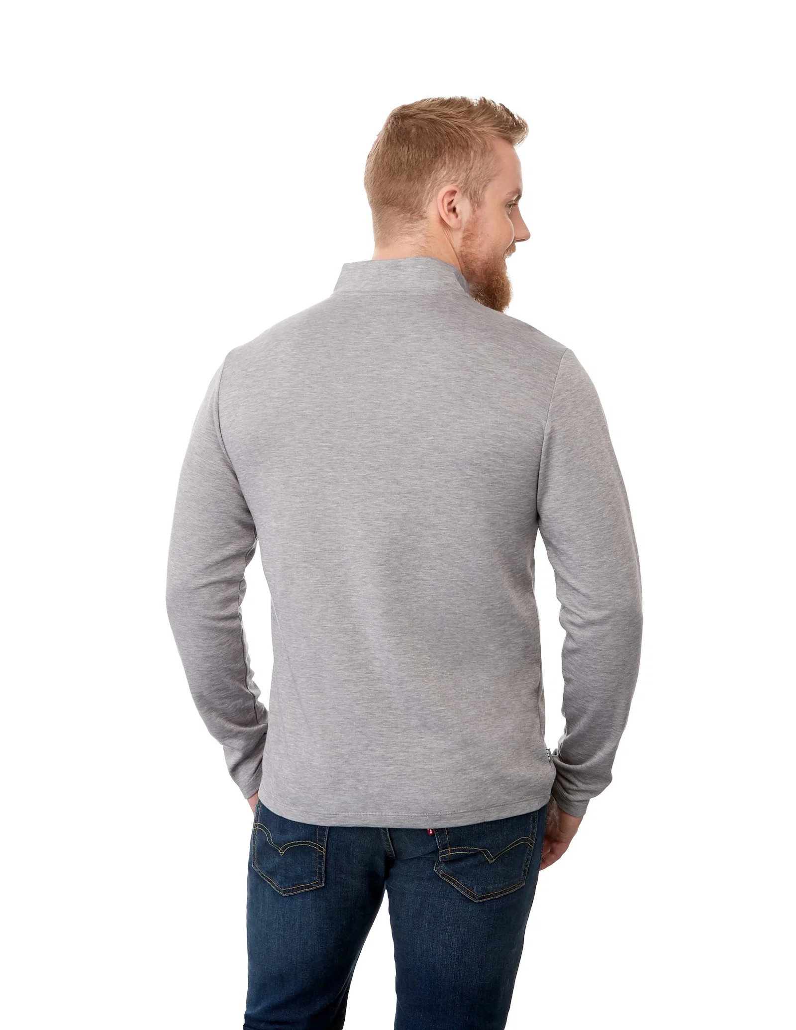 Custom Branded Stratton Knit Quarter Zip for Men — view 42