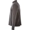 Stratton Knit Quarter Zip for Men in Heather Dark Charcoal