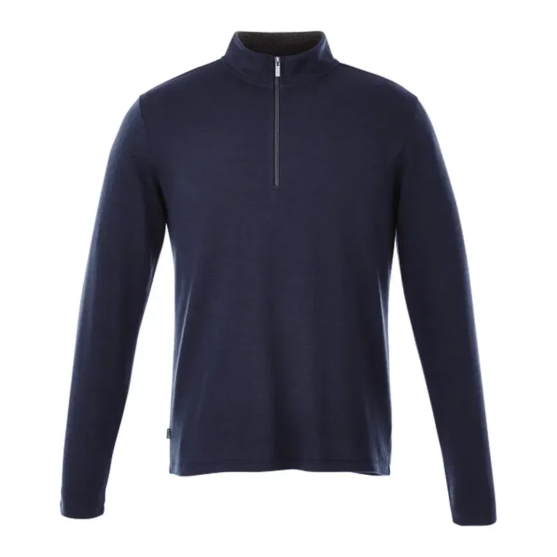 Custom Branded Stratton Knit Quarter Zip for Men — view 5