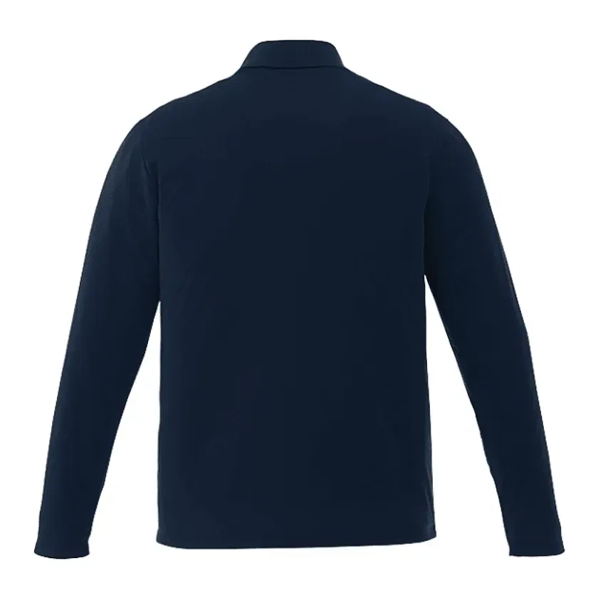Branded Men's MORI Long Sleeve Performance Polo — view 4