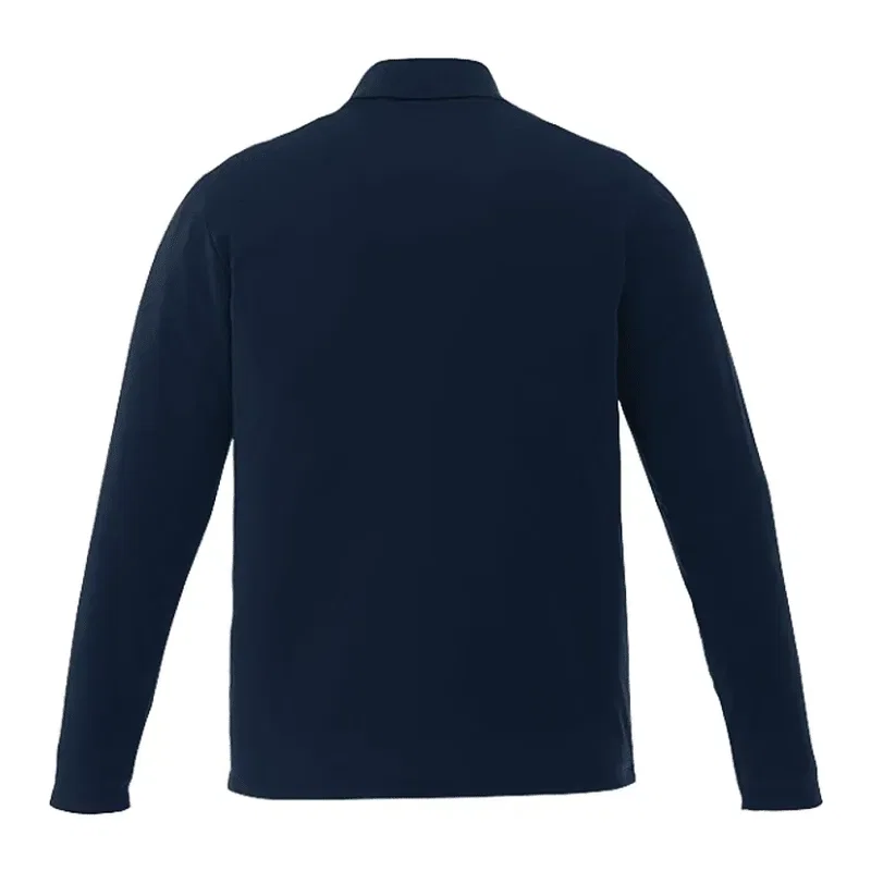 Branded Men's MORI Long Sleeve Performance Polo — view 4