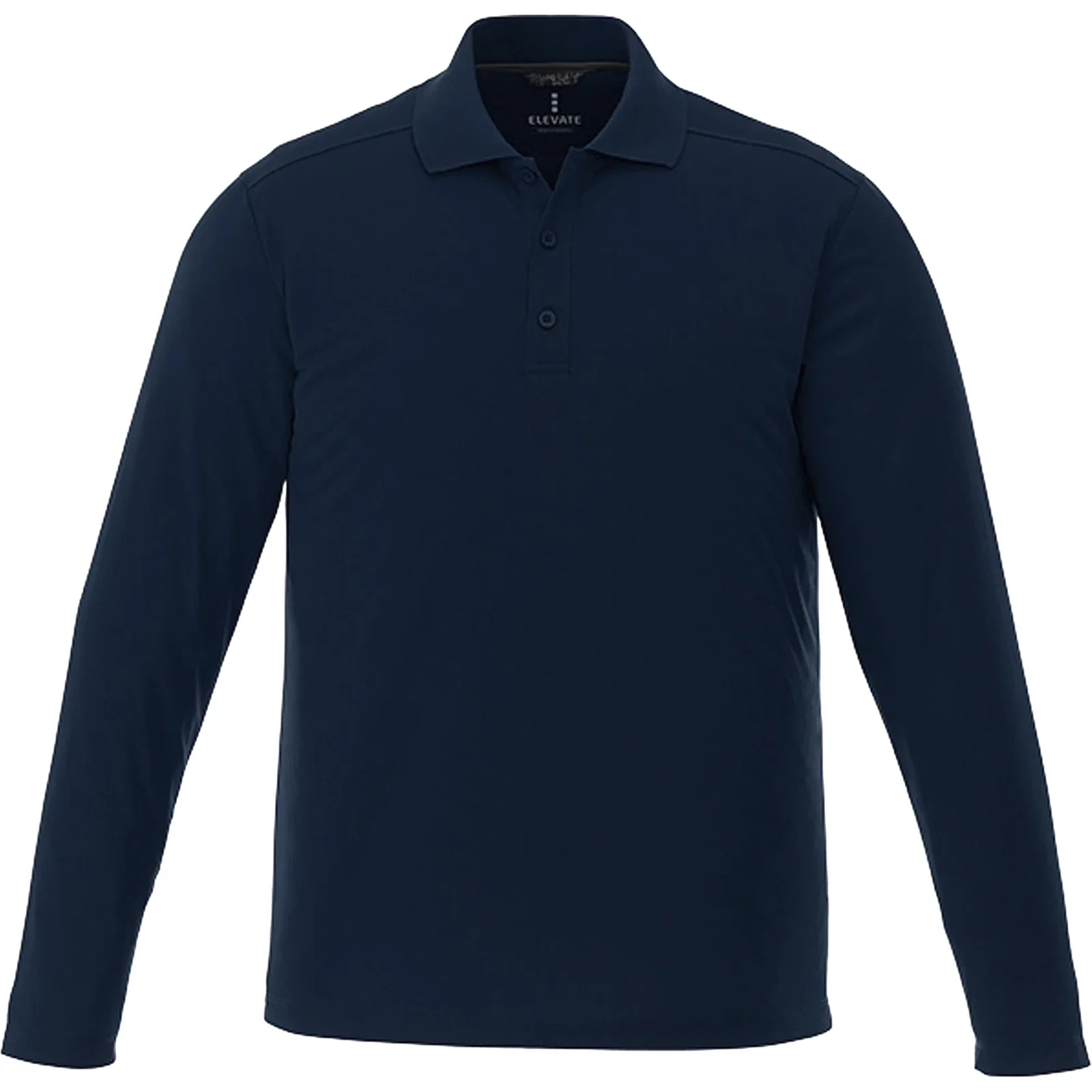 Branded Men's MORI Long Sleeve Performance Polo — view 5