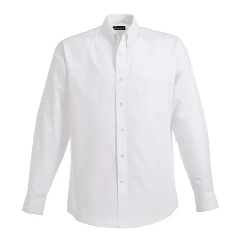 Custom Men's Long Sleeve Button Up Shirt - Tall Preston Style — view 2