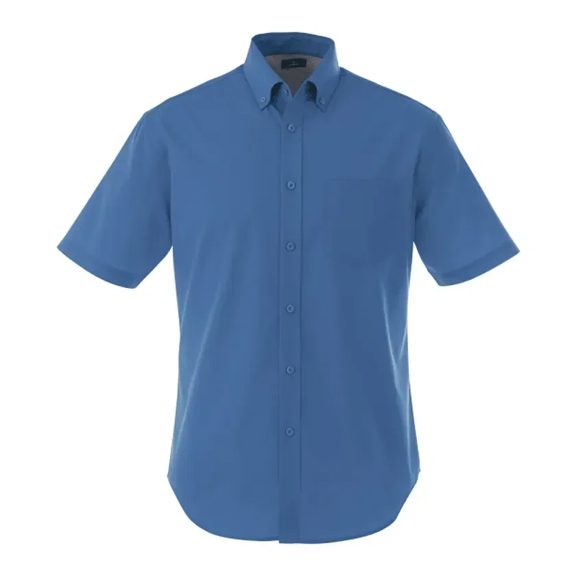 Custom Branded Men's Stirling Short Sleeve Button Up Shirt — view 3