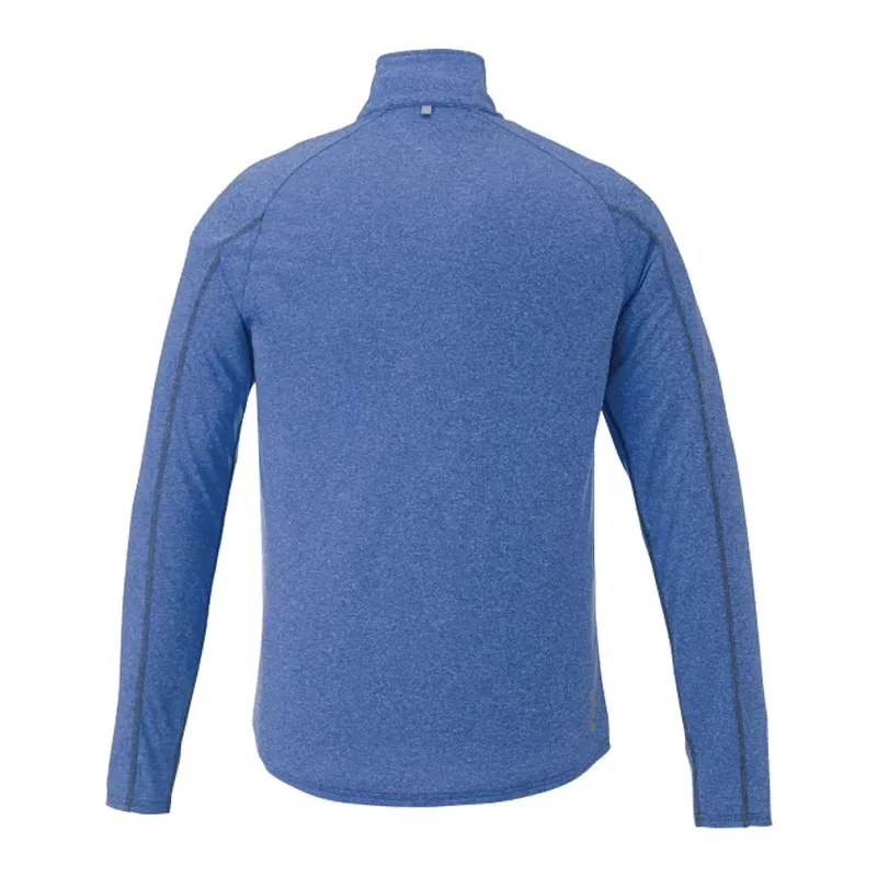 Custom Branded TAZA Performance Knit Quarter Zip with Thumb Holes — view 11
