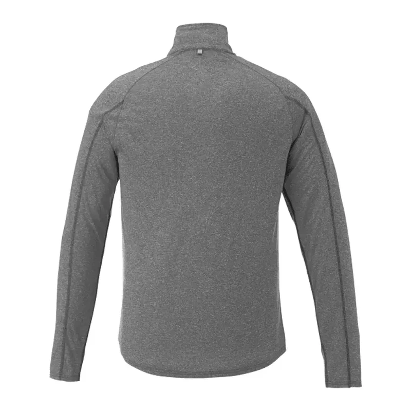 Custom Branded TAZA Performance Knit Quarter Zip with Thumb Holes — view 17