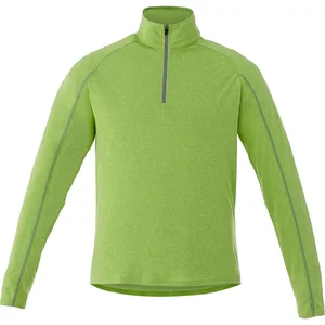 Custom Branded TAZA Performance Knit Quarter Zip with Thumb Holes