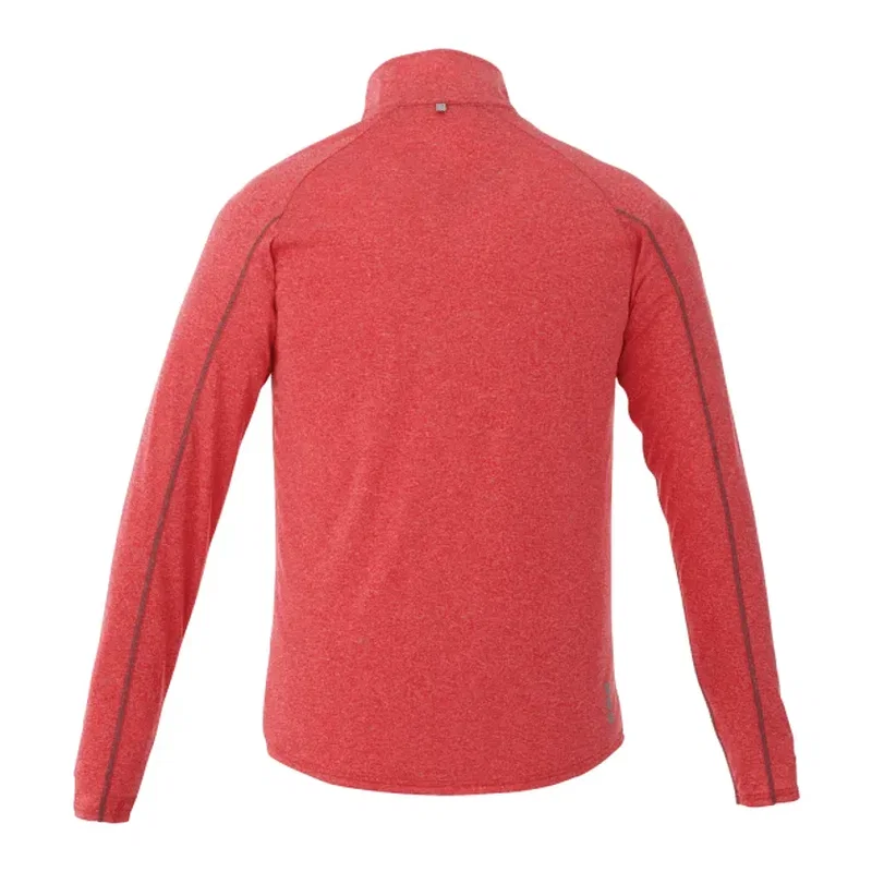 Custom Branded TAZA Performance Knit Quarter Zip with Thumb Holes — view 4