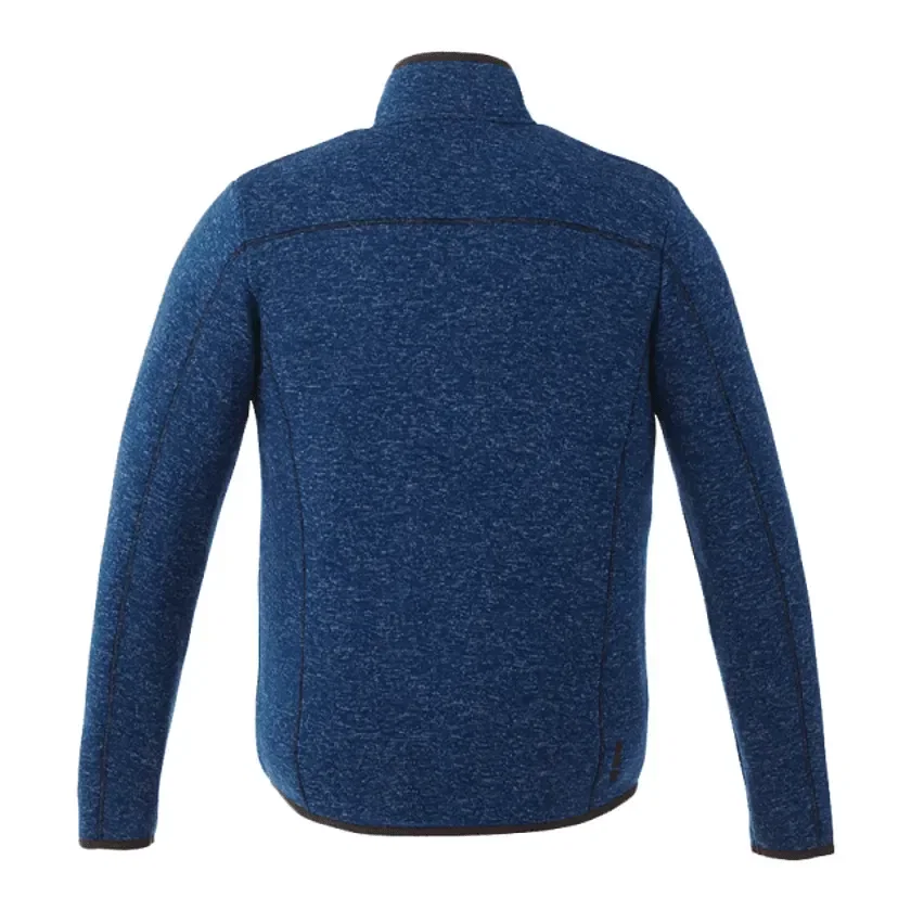Custom Men's TREMBLANT Full Zip Sweater Knit Jacket with Thumb Holes — view 10