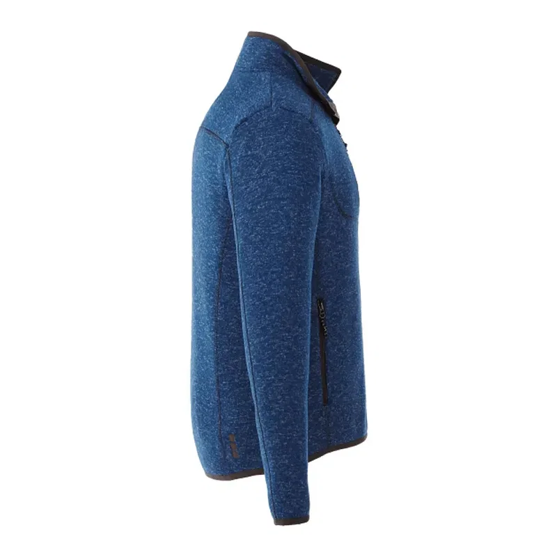 Custom Men's TREMBLANT Full Zip Sweater Knit Jacket with Thumb Holes — view 16