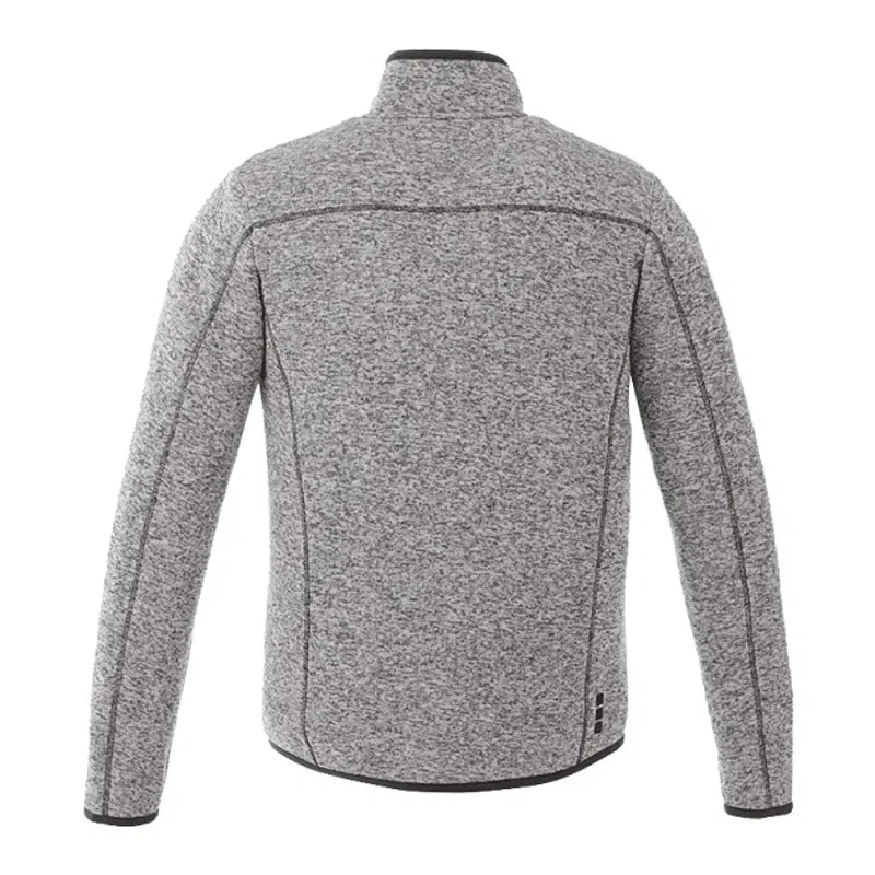 Custom Men's TREMBLANT Full Zip Sweater Knit Jacket with Thumb Holes — view 28