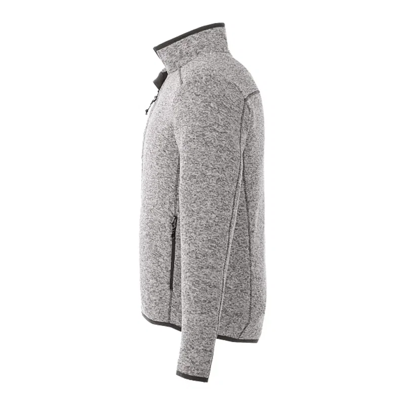 Custom Men's TREMBLANT Full Zip Sweater Knit Jacket with Thumb Holes — view 29