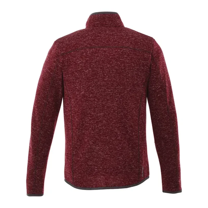 Custom Men's TREMBLANT Full Zip Sweater Knit Jacket with Thumb Holes — view 6