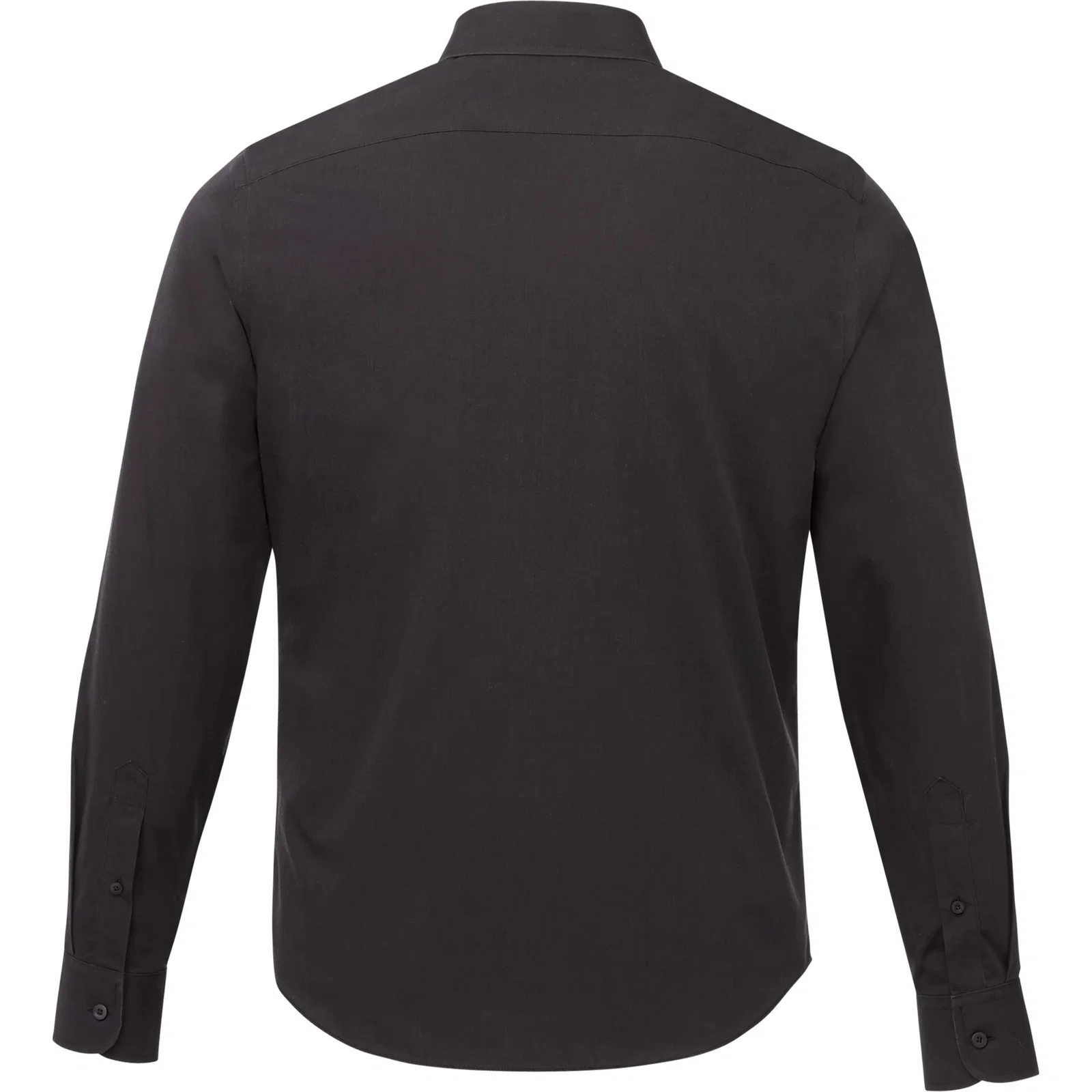 Custom Men's Slim-Fit Button Up Shirt - UNTUCKit Black Stone Wrinkle-Free Long Sleeve — view 7