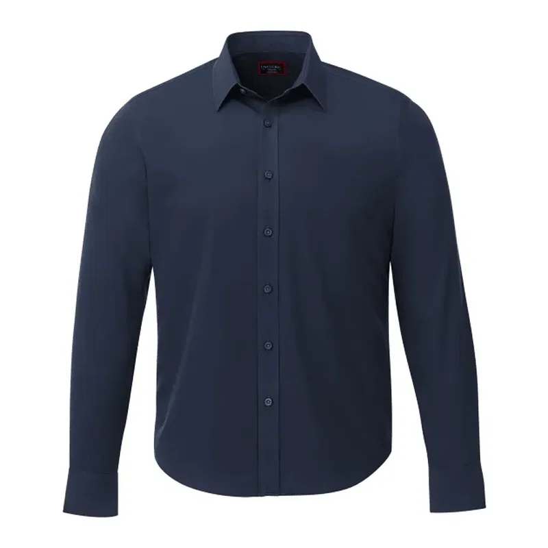 Custom UNTUCKit Castello Wrinkle-Free Long Sleeve Button Up Men's Shirt — view 4