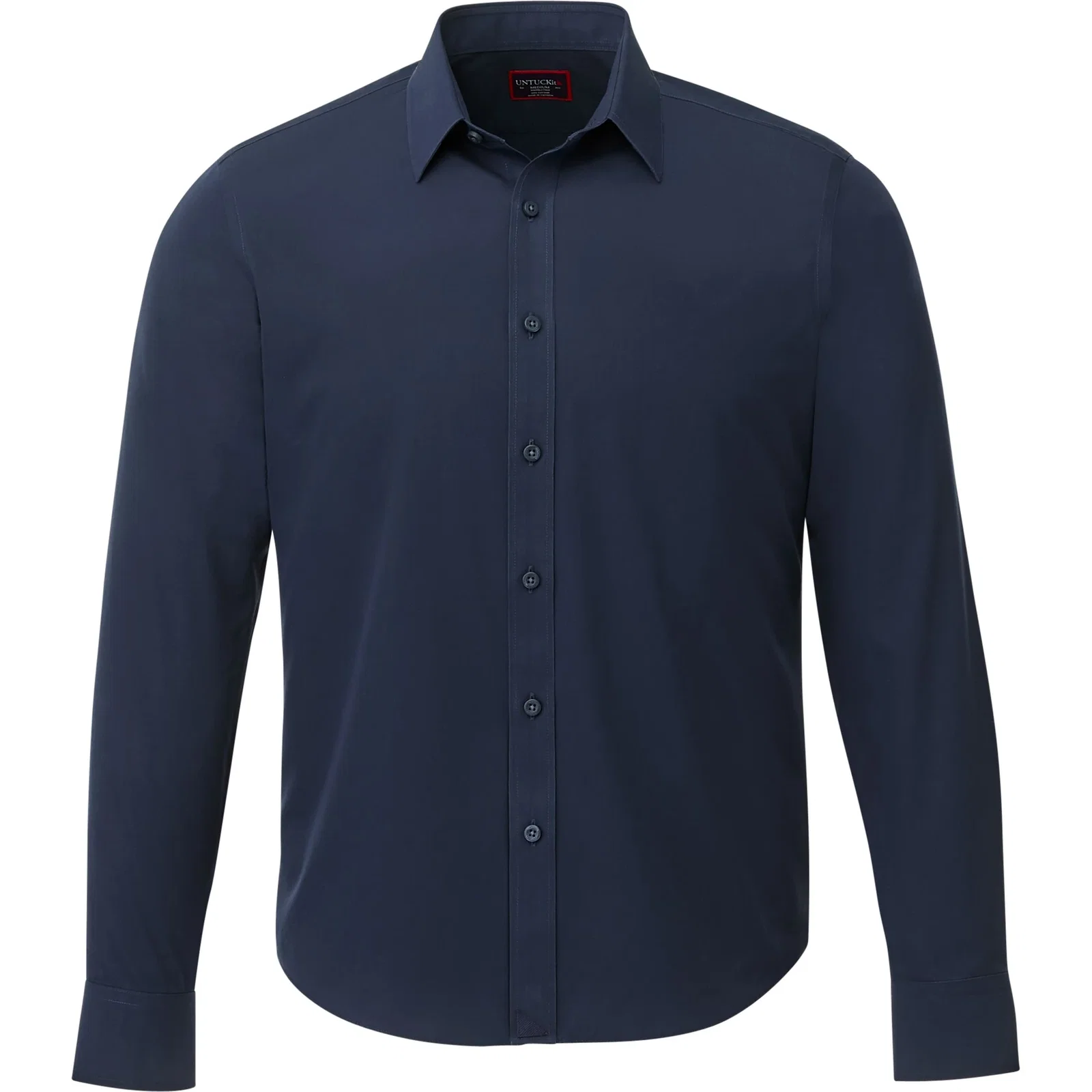 Custom UNTUCKit Castello Wrinkle-Free Long Sleeve Button Up Men's Shirt — view 7