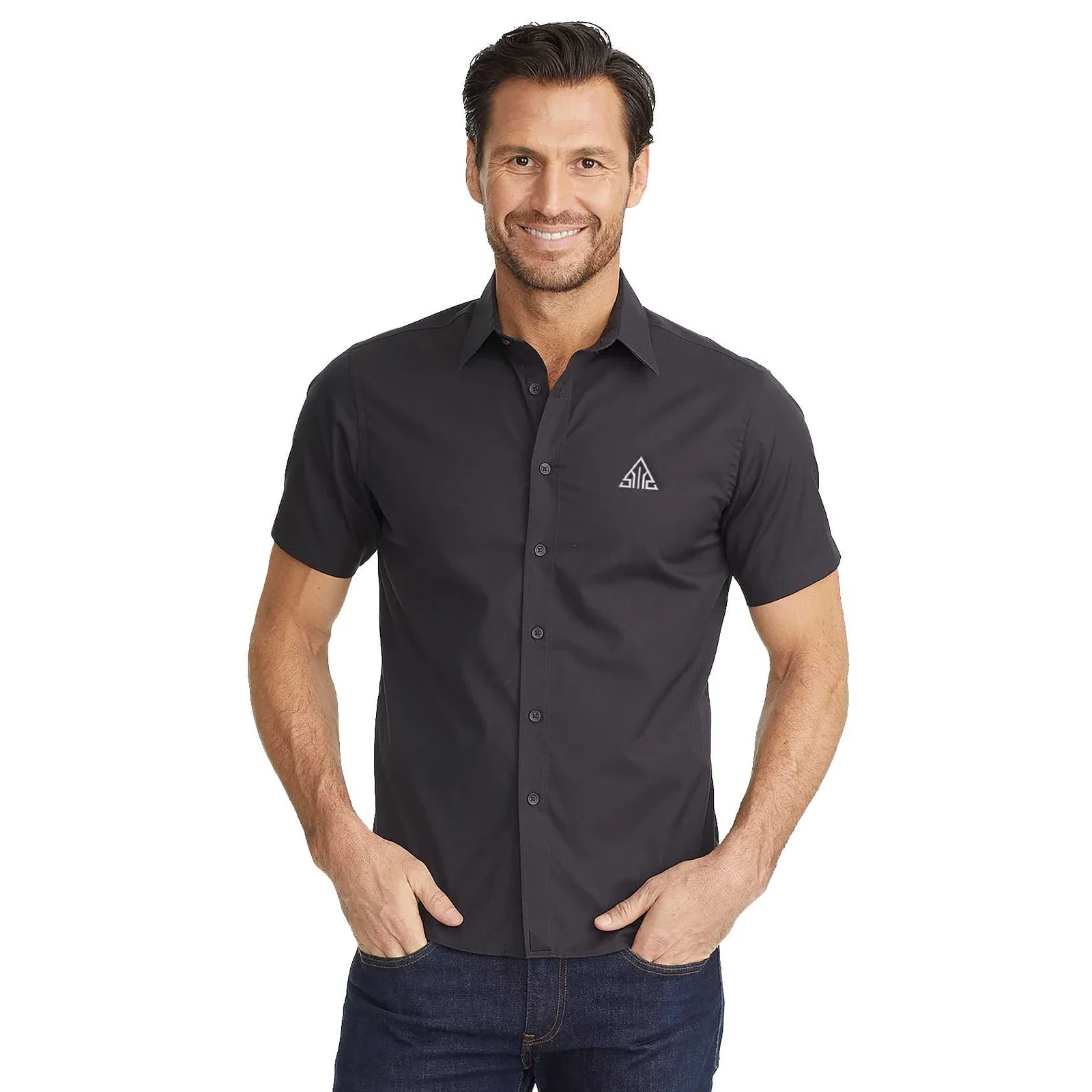 Personalized UNTUCKit Coufran Short Sleeve Shirt - Men's — view 6
