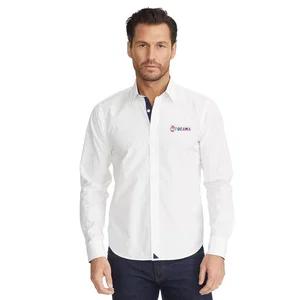 UNTUCKit Las Cases Men's Wrinkle-Free Shirt with Contrast Placket